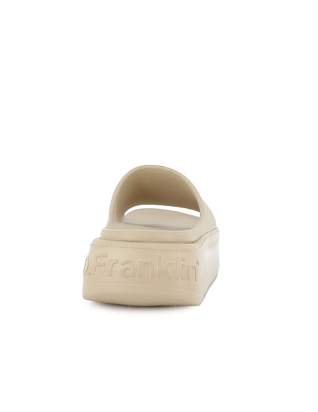 Sandalia playa plataforma goma EVA mujer beige D.Franklin